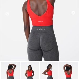 NVGTN size small red essence bra